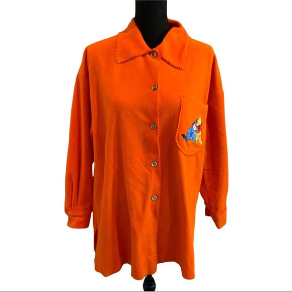 NWT Disney Winnie the Pooh Shacket Fleece Jacket Shirt M Women's - Picture 1 of 9